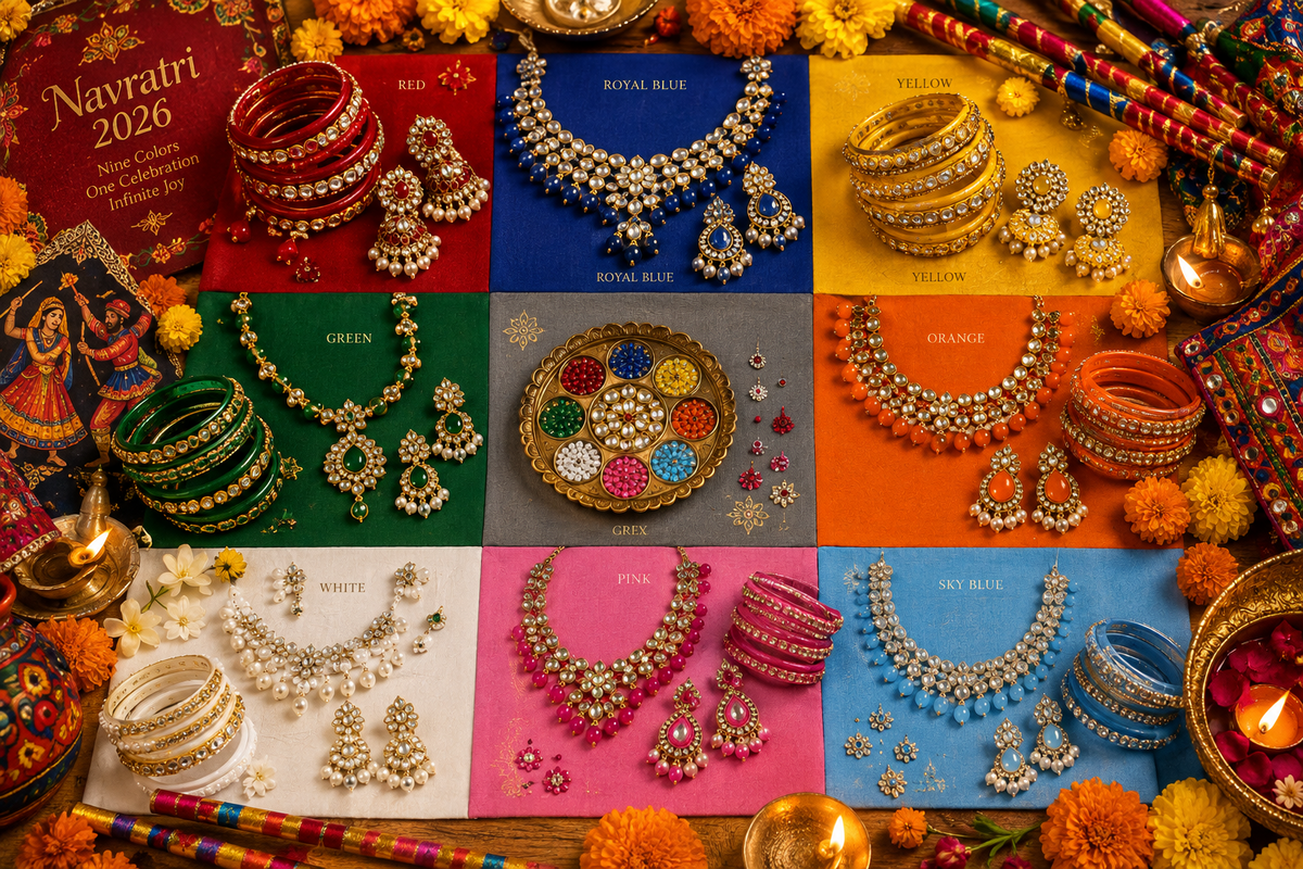 How to Style 1gm Gold Jewellery for Navratri Without Overdoing Your Look