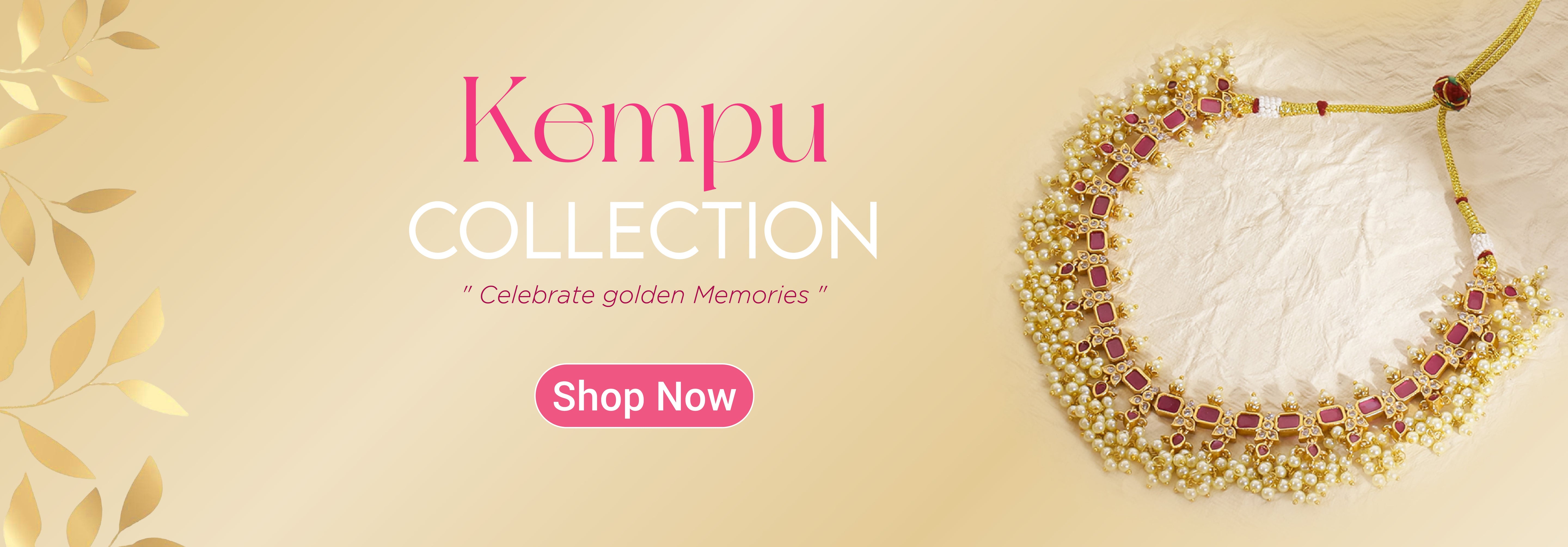 kempu jewellery designs online