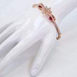 The Shanaya Rosegold A.D Bracelet