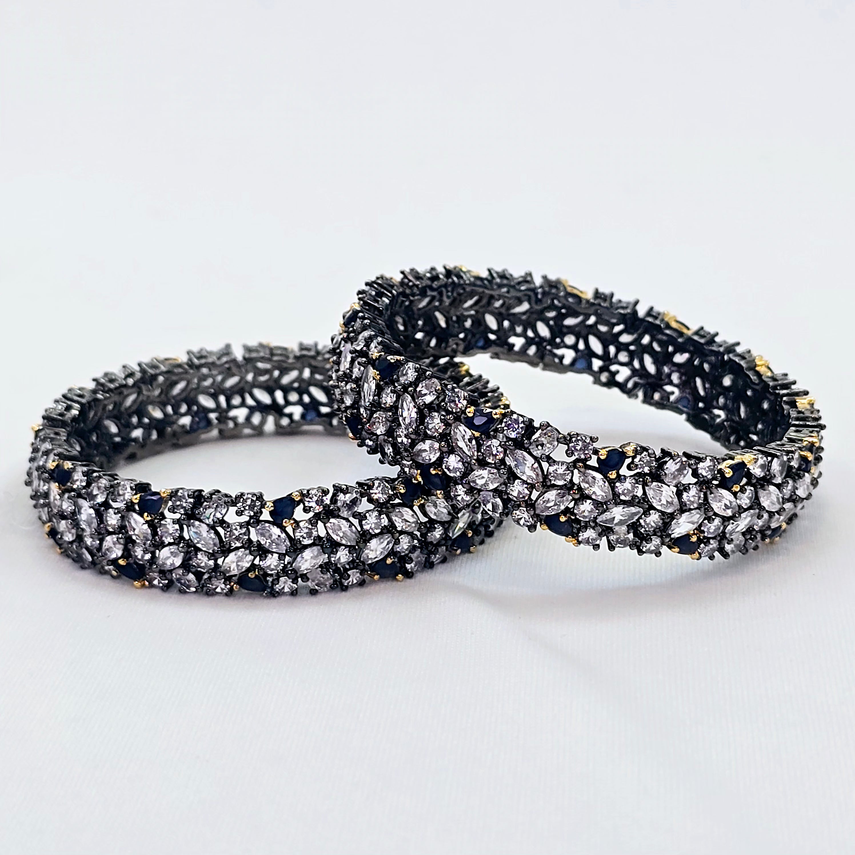 The Gemma Blackgold A.D Bangle