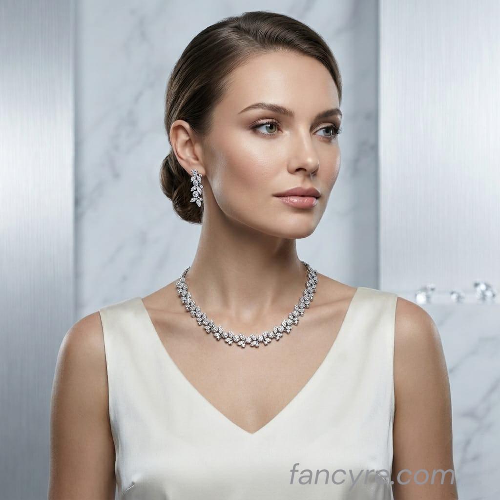 The Brioni Whitegold A.D Necklace