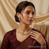 The Eliana Yellowgold A.D Necklace