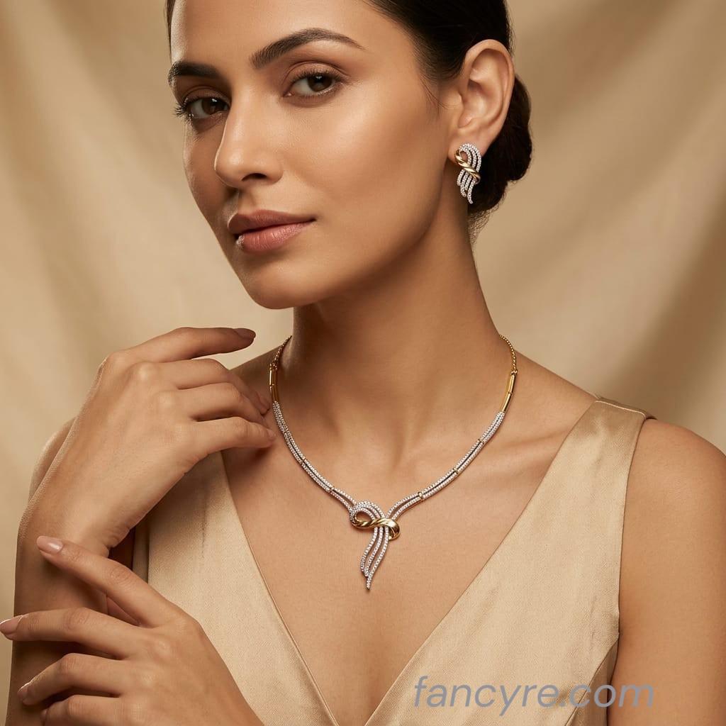 The Rachel Yellowgold A.D Necklace