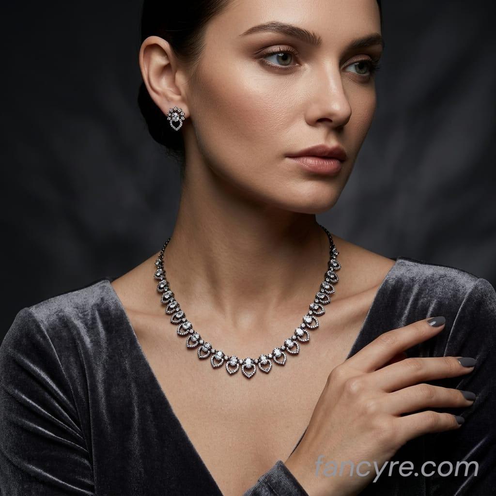 The Amity Blackgold A.D Necklace