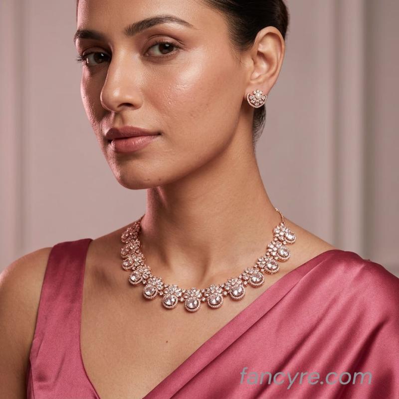 The Skylar Rosegold A.D Necklace