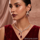 The Erin Rosegold A.D Necklace