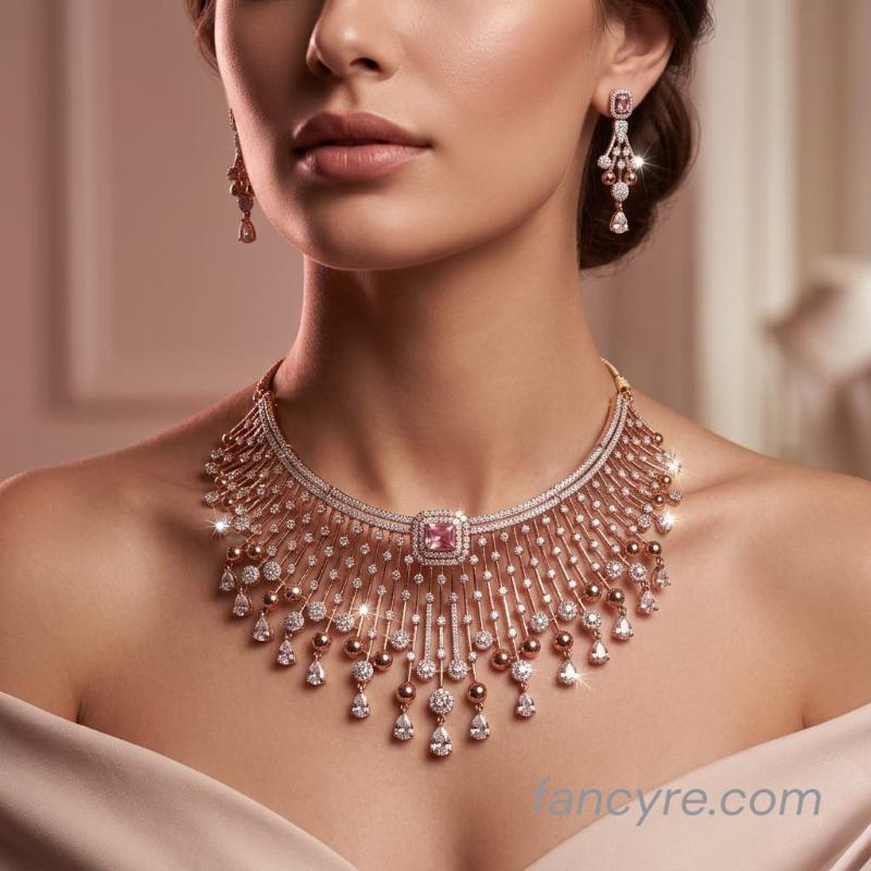 The Emma Rosegold A.D Necklace
