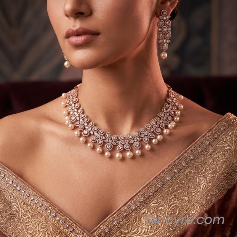 The Camila Rosegold A.D Necklace