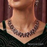 The Demy Rosegold A.D Necklace