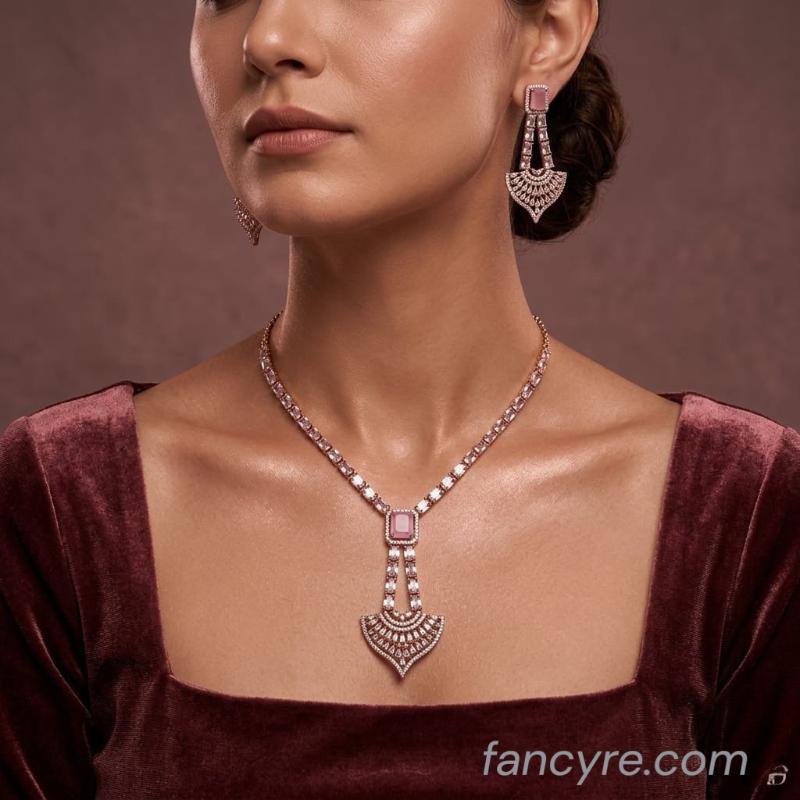 The Danica Rosegold A.D Necklace