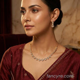 The Adeline Rosegold A.D Necklace