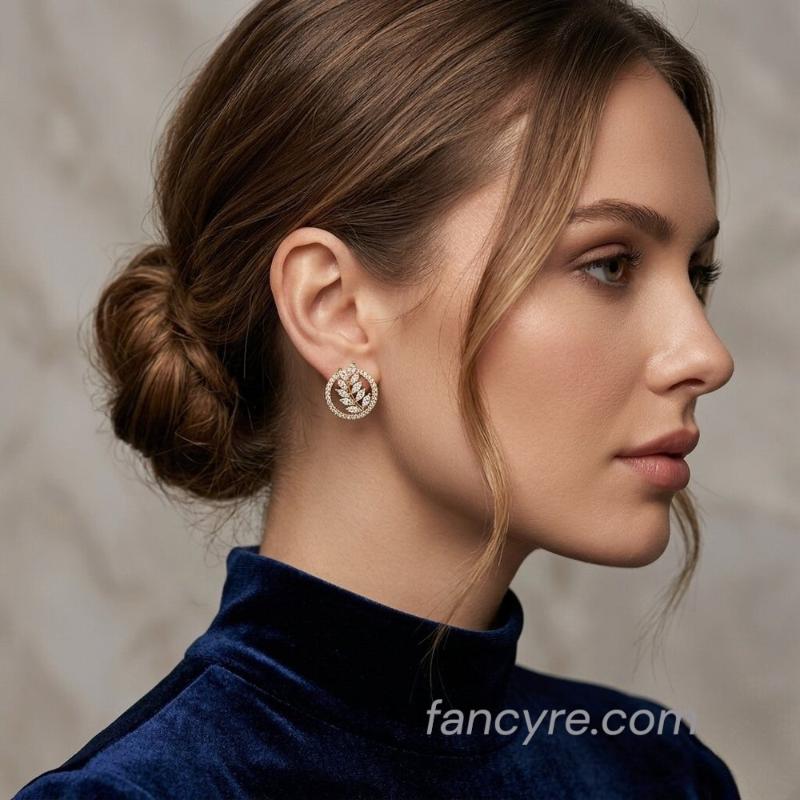 The Samiya Yellowgold A.D Earring