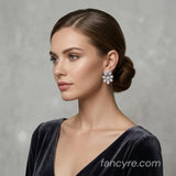 The Milena Whitegold A.D Earring