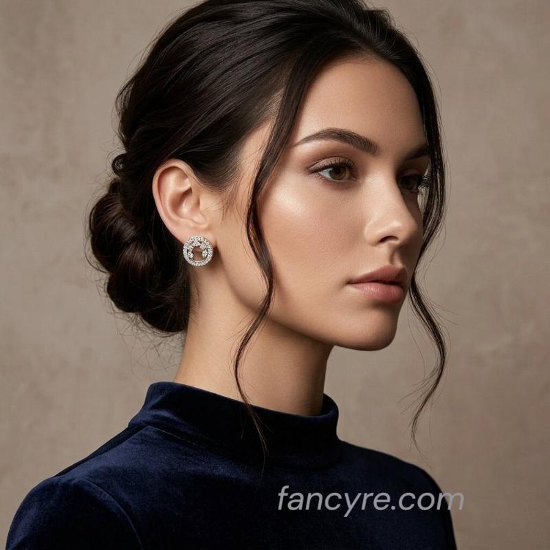 The Nithila Whitegold A.D Earring