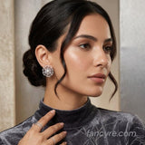 The Zaria Whitegold A.D Earring