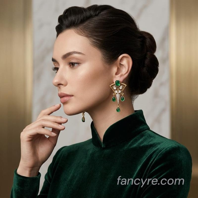 The Tia Victorian Polish Earring