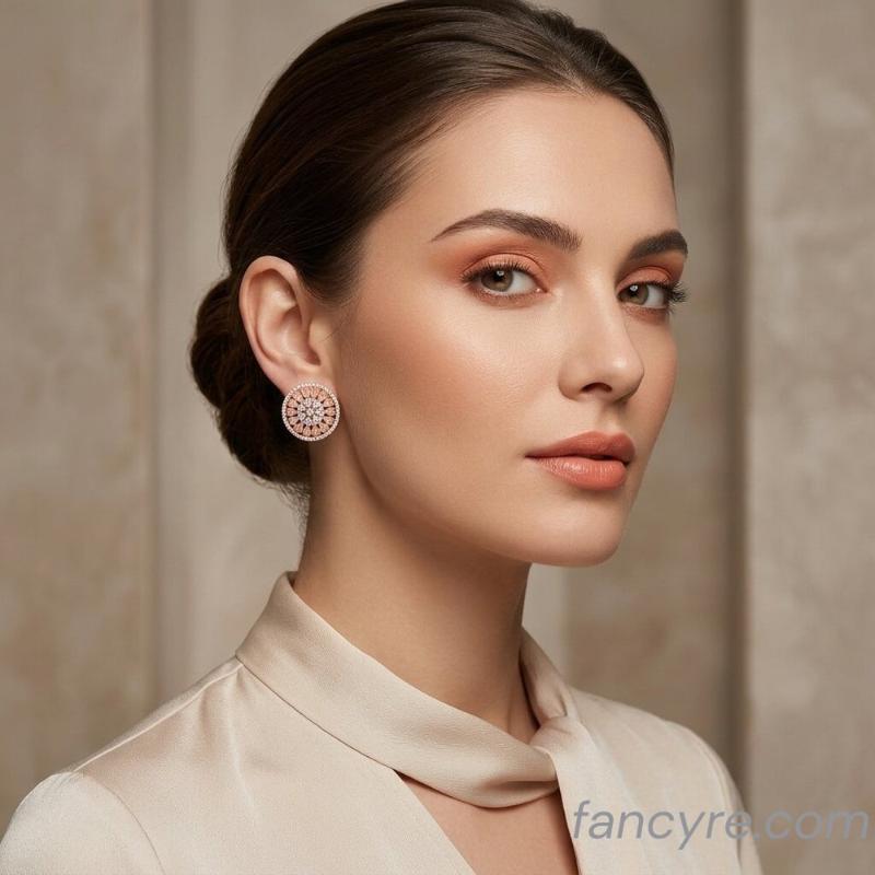 The Ayah Rosegold A.D Earring