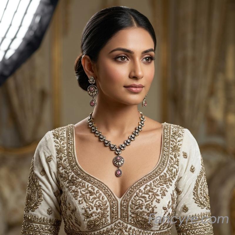 The Elena Victorian Polish Necklace