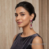 The Capri Rosegold A.D Earring