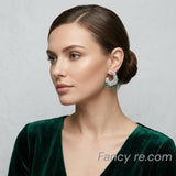 The Yaira Whitegold A.D Earring