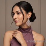 The Brinley Whitegold A.D Earring
