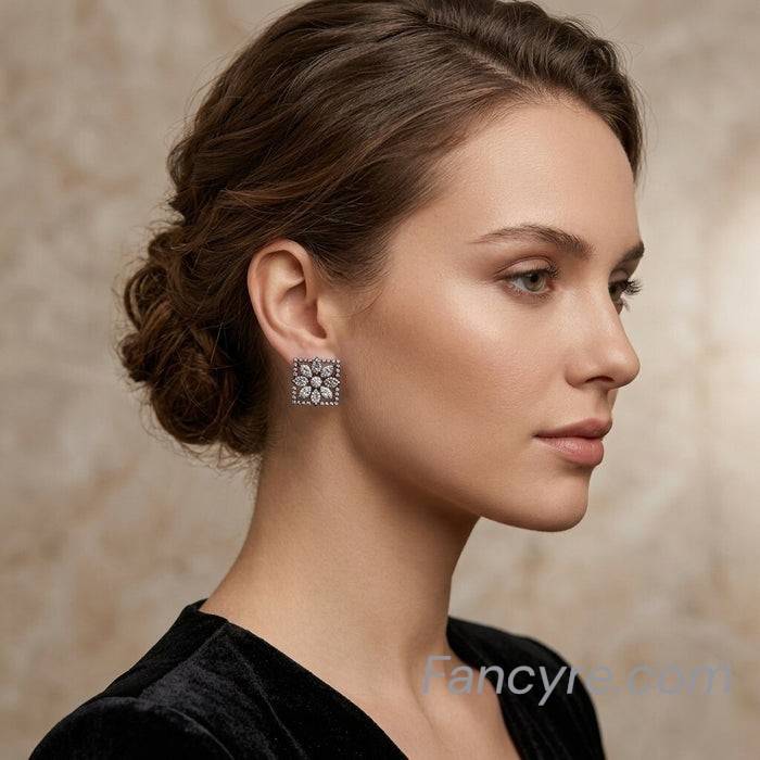 The Mazie Blackgold A.D Earring