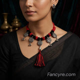 The Frannie Oxidized Necklace