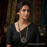 The Alina Oxidized Long Necklace