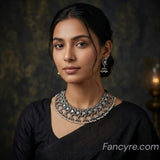 The Peyton Oxidized Necklace