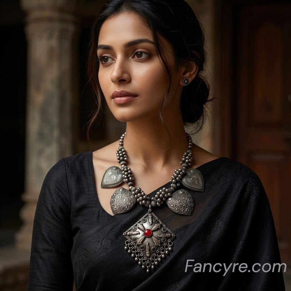 The Hadlee Oxidized Necklace