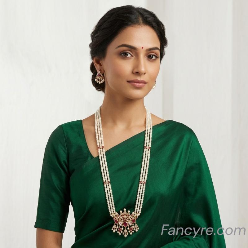 The Suman Moti Long Necklace