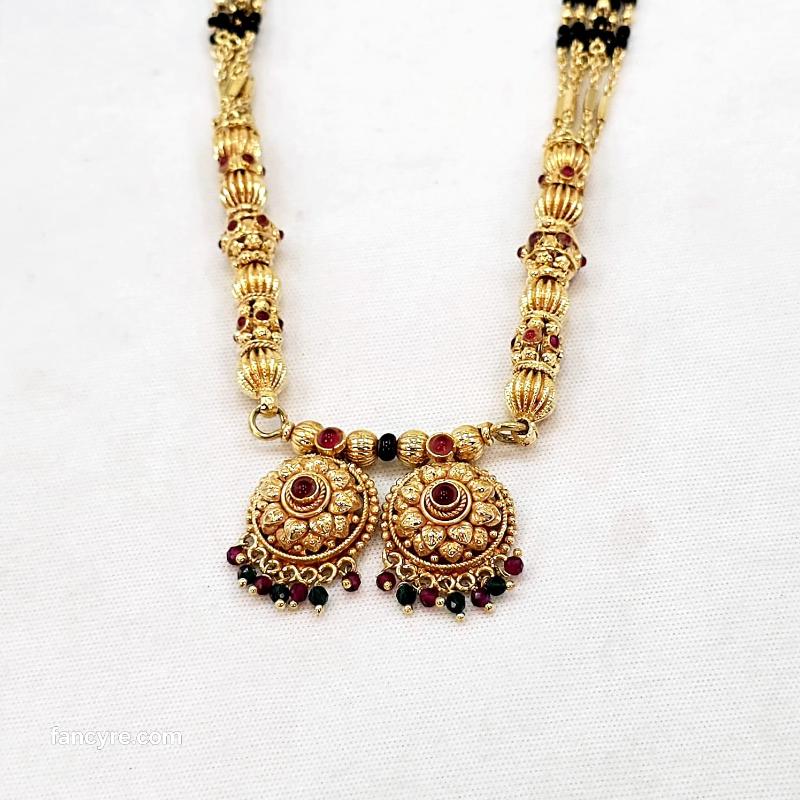 The Kusum Antique Goldforming Mangalsutra