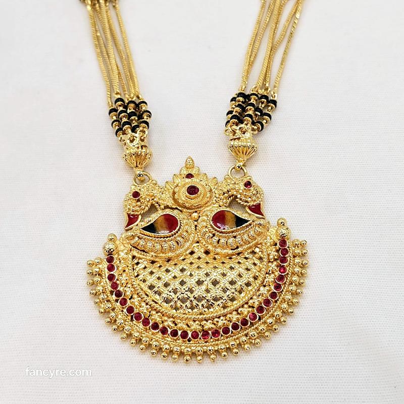 The Jasmit Antique Goldforming Mangalsutra