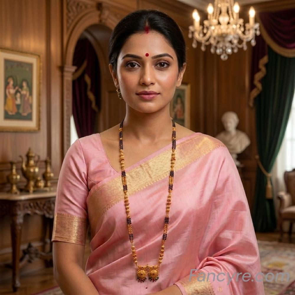 The Vasundhara Antique Goldforming Mangalsutra