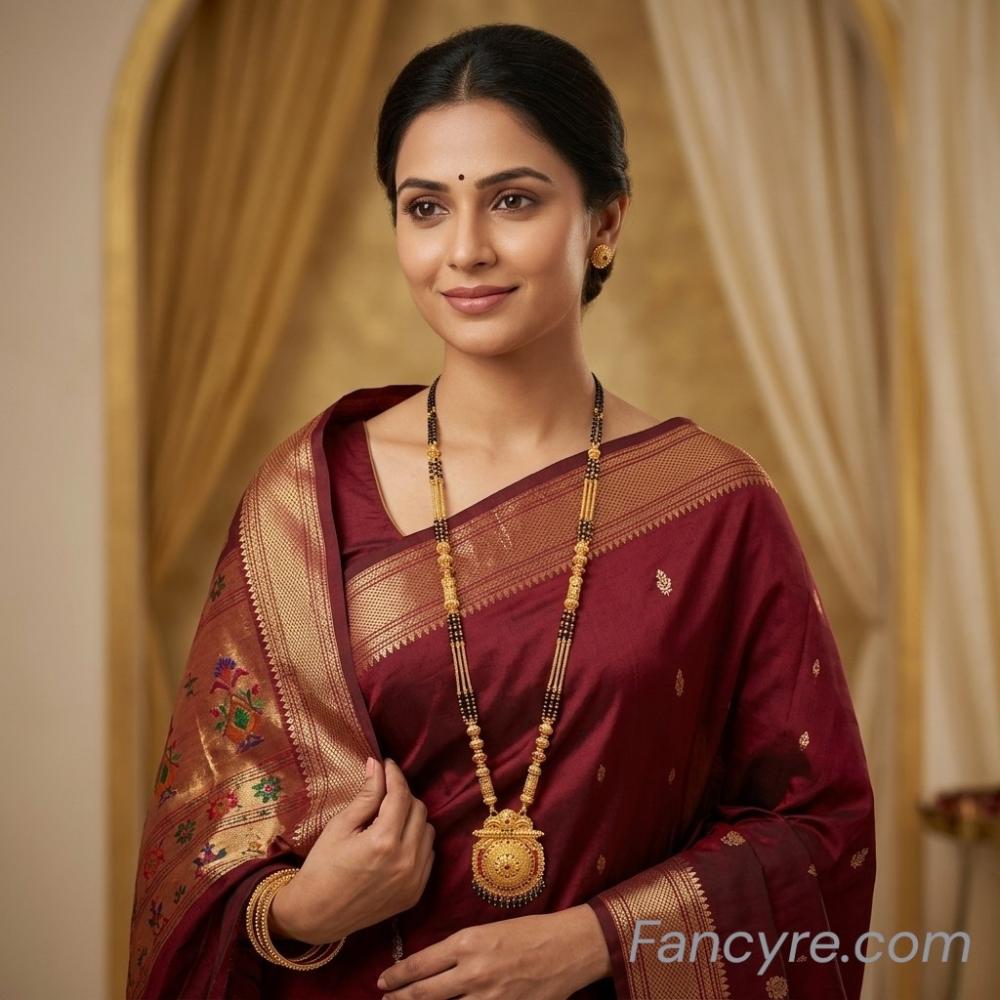 The Damini Antique Goldforming Mangalsutra