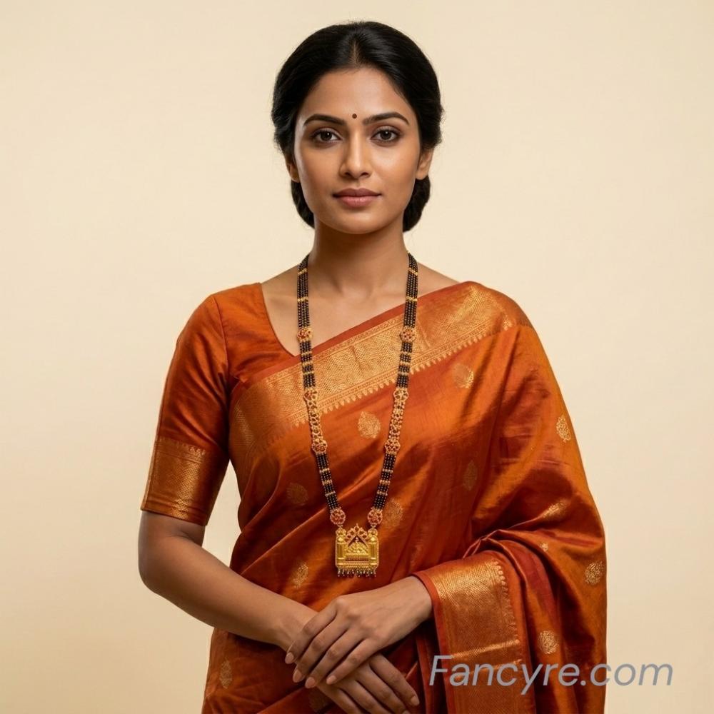 The Manorama Antique Goldforming Mangalsutra