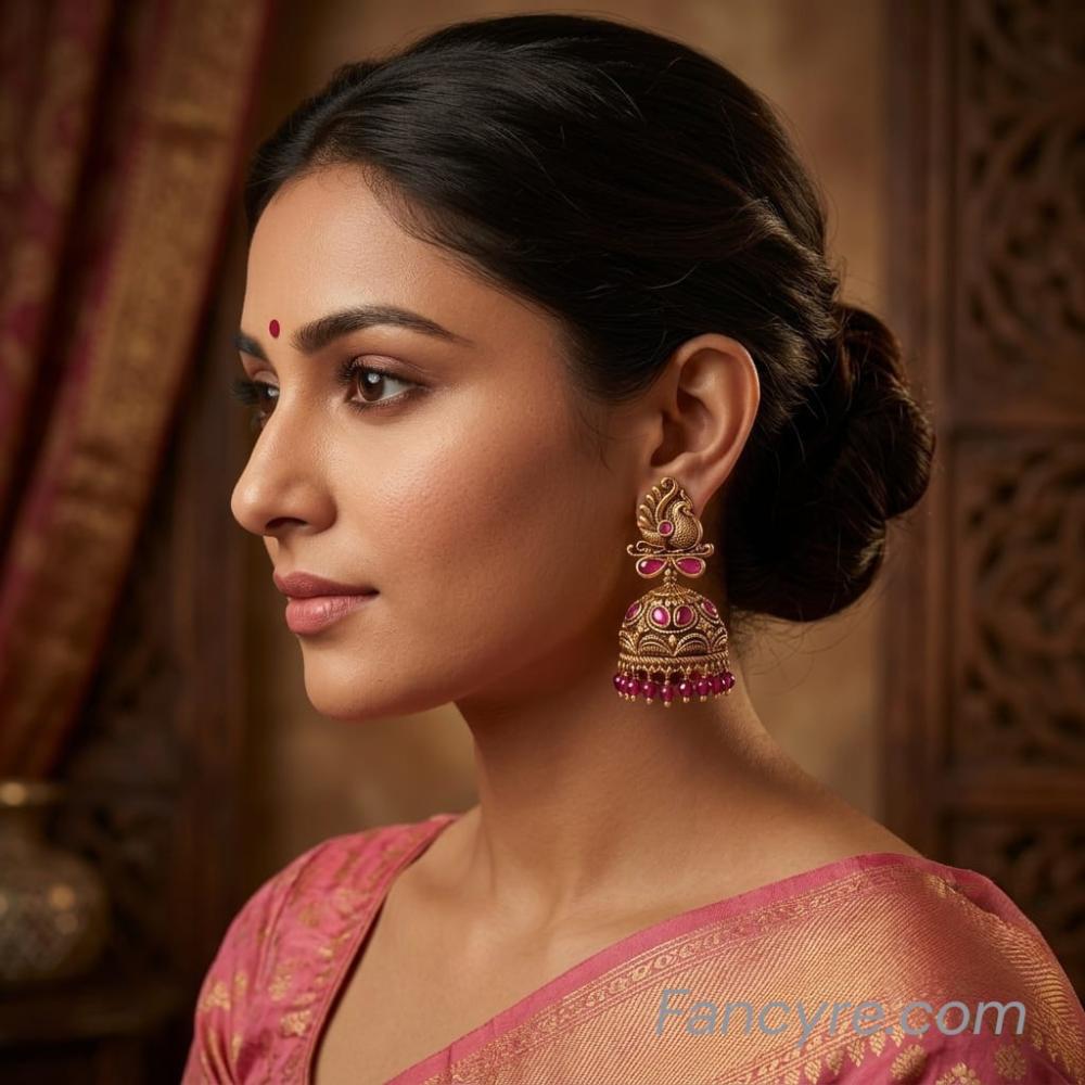 The Nimisha Kempu Earring
