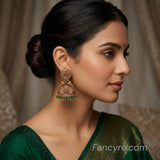 The Kajol Kempu Earring