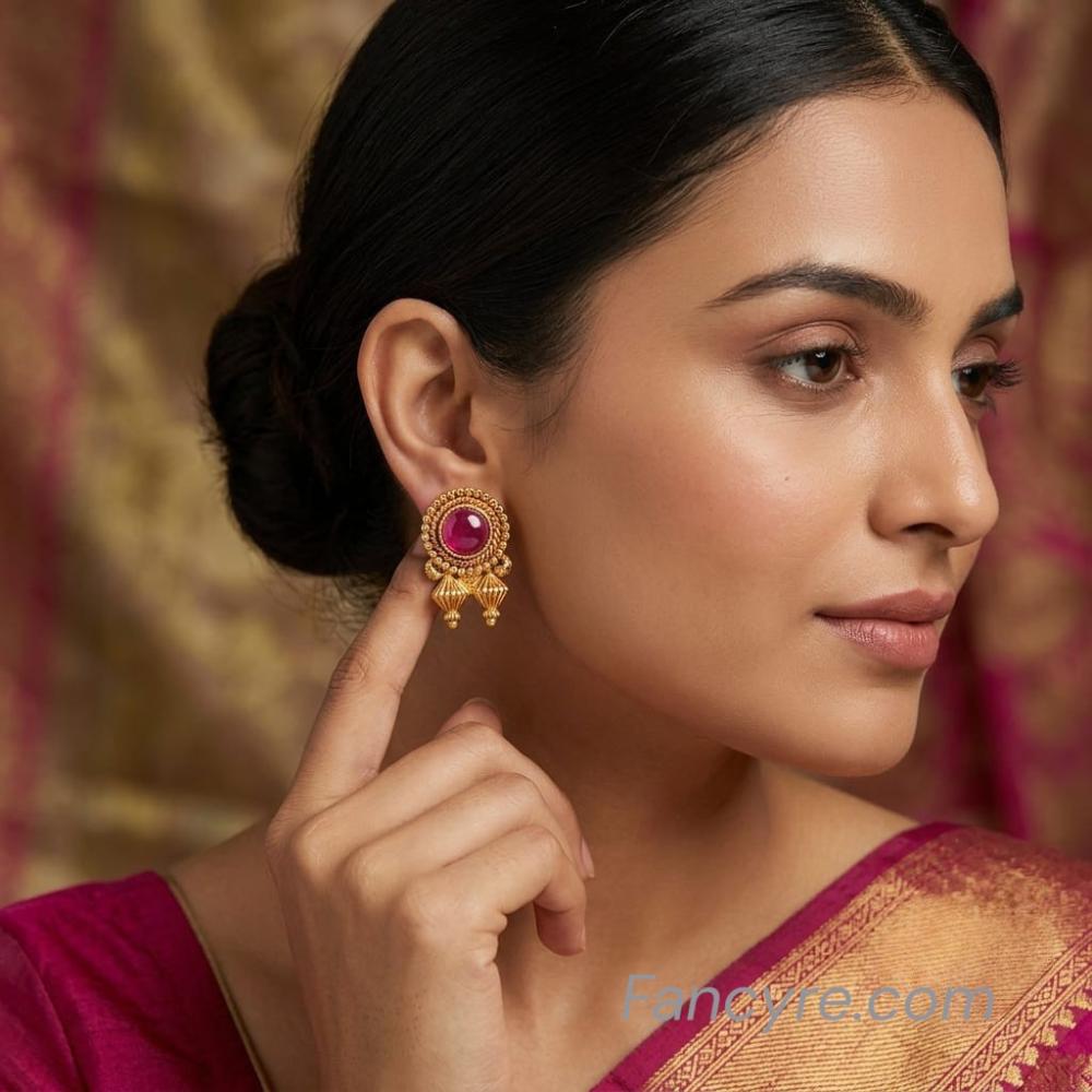 The Nishu Antique Goldforming Earring