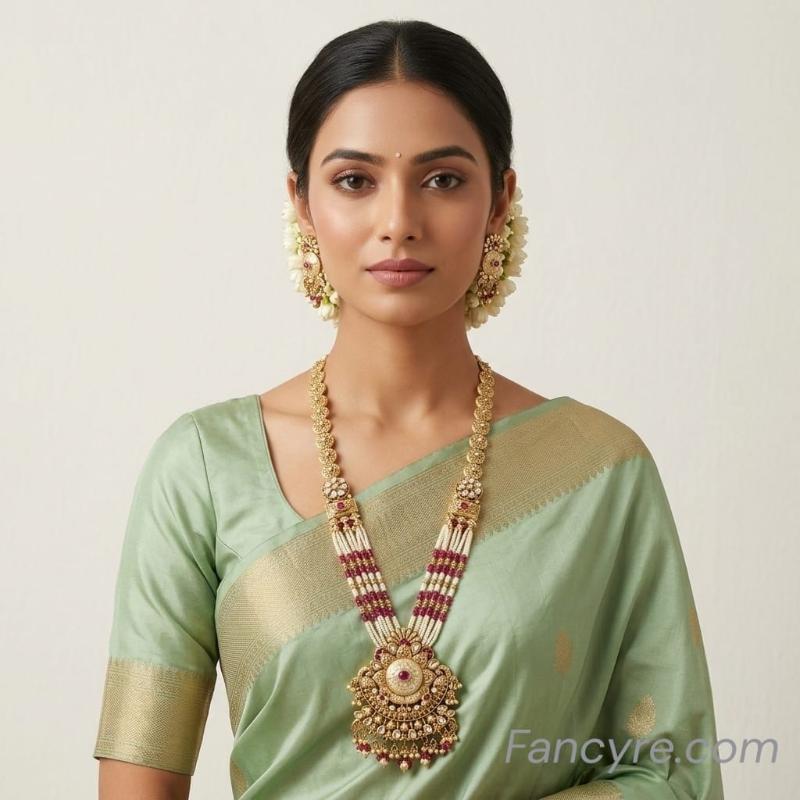 The Mannati Rajwadi Long Necklace