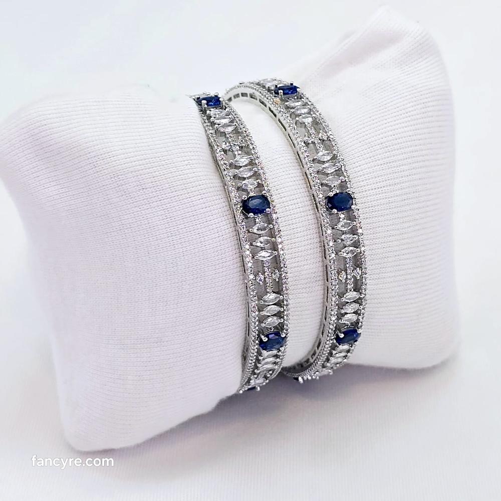 The Giva Whitegold A.D Bangle