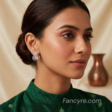 The Brina Whitegold A.D Earring