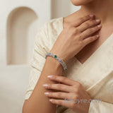 The Daisyna Whitegold A.D Bangle