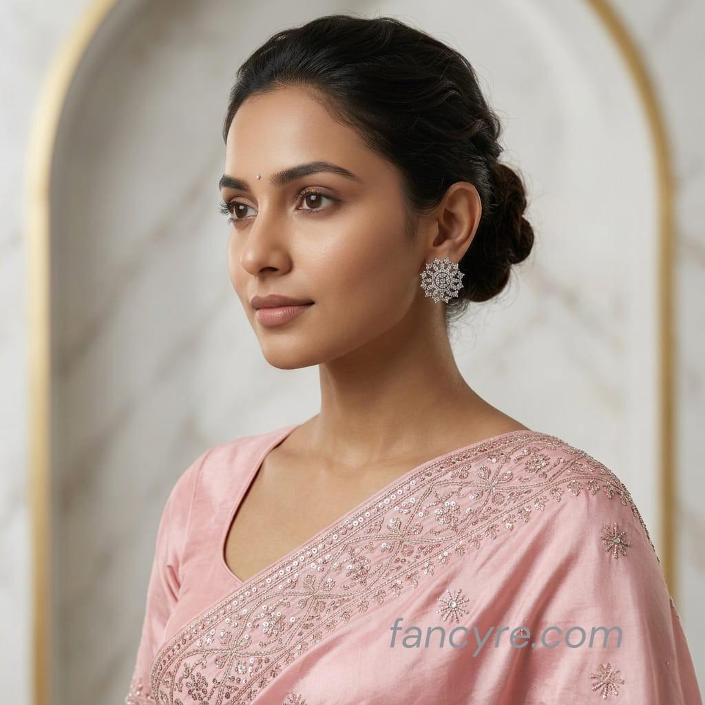The Iqra Whitegold A.D Earring