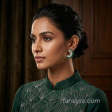 The Elisa Whitegold A.D Earring