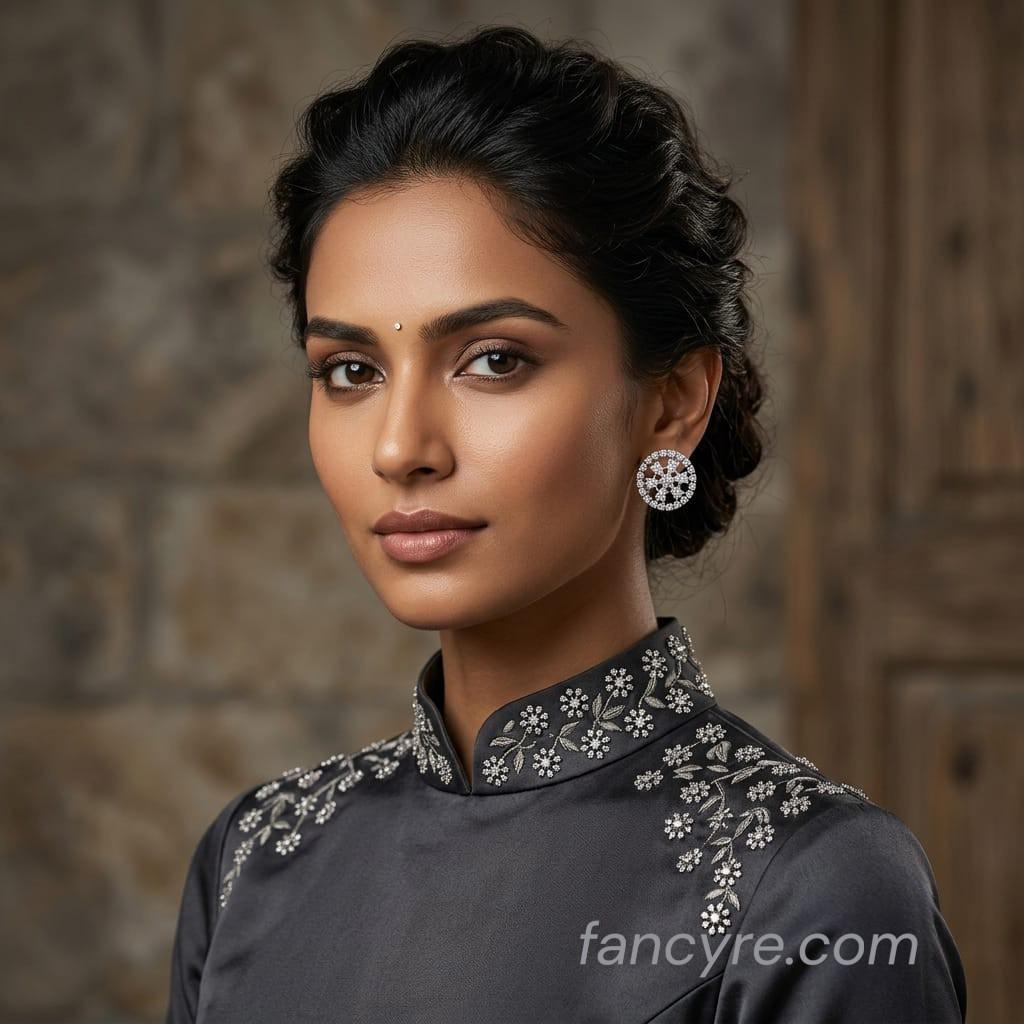 The Rabiya Whitegold A.D Earring