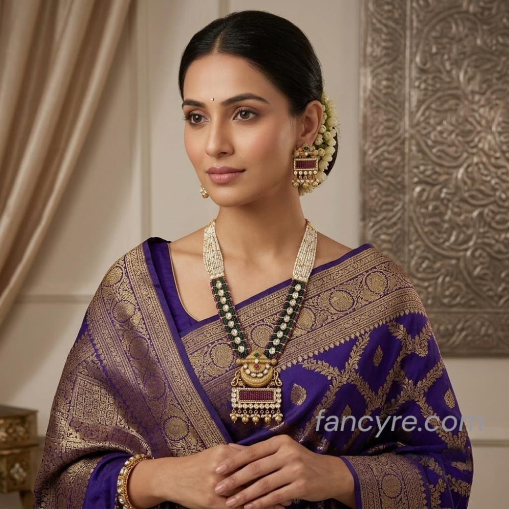 The Jivisha Rajwadi Long Necklace