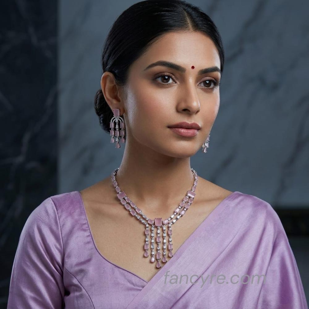 The Charvi Whitegold A.D Necklace