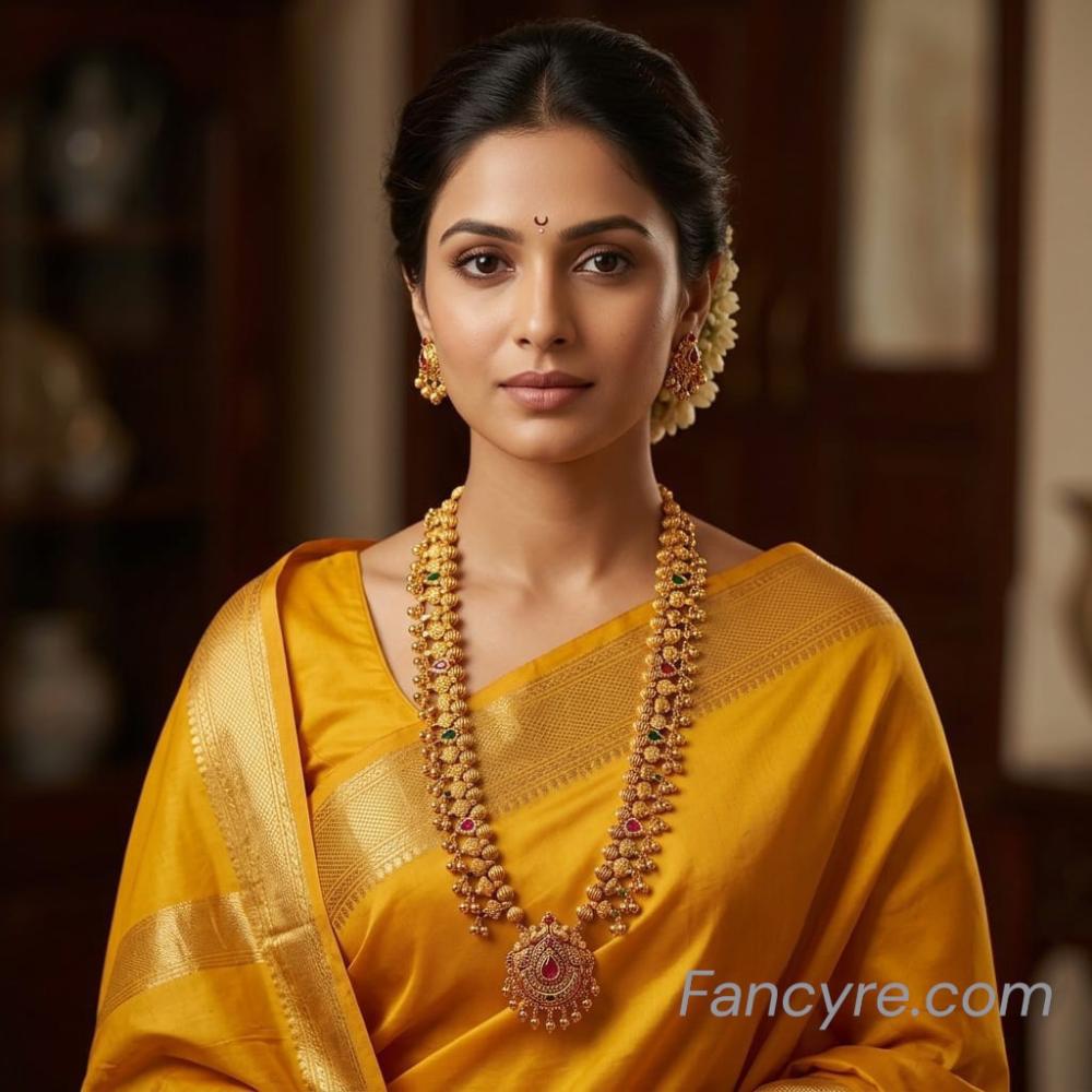 The Pankaja Antique Goldforming Saaj