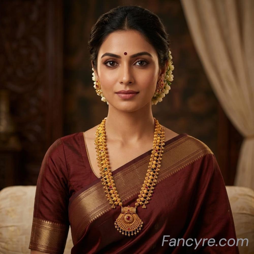 The Prachi Antique Goldforming Saaj